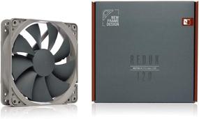 img 1 attached to 🌀 Noctua NF-P12 redux-1300: The Perfect 120mm Grey Quiet Fan with 1300 RPM Speed - 3-Pin