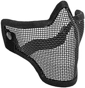 img 1 attached to Tactical Crusader Half Mask Black