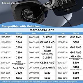 img 3 attached to Engine Dancer Gas Cap Assembly for Mercedes-Benz - Replaces A2214700605 31849 - Compatible with C CL CLK CLS E G GLK S SL SLK - C230 C240 C300 C320 CLK320 CLS550 E320 E350 E500 E550