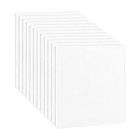 img 4 attached to 🖼️ Amazon Basics 4x4 Painting Canvas Panels, 12 Pack
