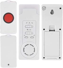 img 3 attached to 👵 Wireless Smart Caregiver Pager: Home Safety Patient Calling Button Alert Alarm for Seniors and Kids - Personal Elderly Monitor and Emergency Call System (Buy 1 Get 1 Free)