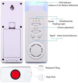 img 1 attached to 👵 Wireless Smart Caregiver Pager: Home Safety Patient Calling Button Alert Alarm for Seniors and Kids - Personal Elderly Monitor and Emergency Call System (Buy 1 Get 1 Free)