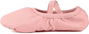 img 4 attached to 🩰 DKZSYIM Women's Ballet Dance Shoes: Split Sole Slipper for Yoga, Gymnastics, and Studio