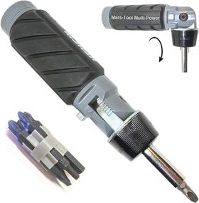 img 4 attached to Versatile and Durable Ratcheting Screwdriver with Adjustable Angle and Non-Slip Rubber Grip - Mars-Tool: Your Solution for Heavy-Duty Screw Driving