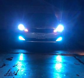 img 3 attached to Alla Lighting 3600lm Xtreme Super Bright H11 H16 LED Bulbs Fog Lights Lamp Replacement H8 - 8000K Ice Blue, High Illumination ETI 56-SMD: Ultimate Fog Light Upgrade