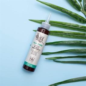 img 2 attached to Soapbox Tea Tree Oil Scalp Treatment: Soothing Hyaluronic Acid Formula for Itchy, Irritated Scalp. Hydrating, Vegan, Cruelty-Free, Paraben, Gluten, and Sulfate-Free - 5oz