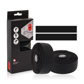 img 3 attached to 🔌 CNC Bike Handlebar Tape: Premium Bar Wraps for Mountain and Road Bicycles - 2 Pieces, Black