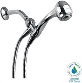 img 2 attached to 🚿 Niagara Conservation N2947CH Earth 3-Spray 1.75 GPM Handshower: Chrome Handheld Showerhead with 72 in. Stainless Steel Hose: Enhance Your Shower Experience!