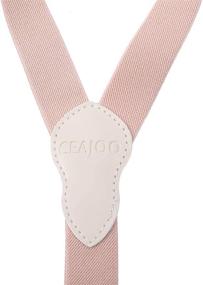 img 3 attached to CEAJOO Suspenders Adjustable Dusty Blush