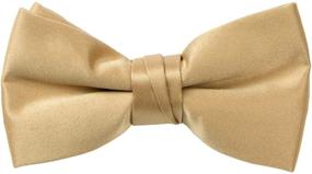 img 4 attached to 👔 Pre Tied Banded Medium Boys' Bow Tie Accessories by Spring Notion