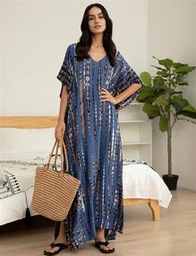 img 2 attached to Bsubseach Kaftan Dresses Sleeve Bathing Women's Clothing