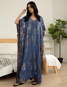 img 1 attached to Bsubseach Kaftan Dresses Sleeve Bathing Women's Clothing