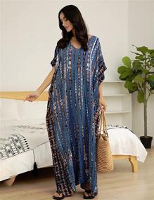 img 3 attached to Bsubseach Kaftan Dresses Sleeve Bathing Women's Clothing