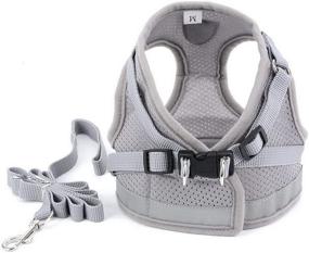 img 3 attached to 🐾 Zunea Small Dog Harness Leash Set | No Pull Reflective Adjustable Step-in Soft Mesh Padded Puppy Vest | Harness Leads | Cat Harness Escape Proof for Walking | Ideal for Pet Dogs and Kittens