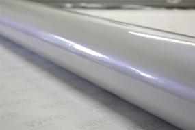 img 1 attached to 🌟 Vibrant VViViD Space Pearl Metallic White Vinyl Wrap Film Roll - 1 ft x 5 ft DIY Decal Sheet with Air-Release Adhesive for Easy Application