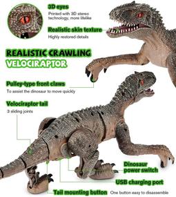 img 2 attached to 🦖 Rechargeable Roaring Remote Control Dinosaur for Enhanced SEO