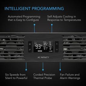 img 2 attached to 🌬️ AC Infinity CLOUDPLATE T7-N 2U Rack Mount Fan Panel: Optimal Intake Airflow for AV, Home Theater, Network 19” Racks Cooling