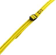 🔒 progrip 502520 lashing strap with yellow webbing, slip lock buckle, 9ft x 1 inch, light duty cargo tie down (pack of 2) logo