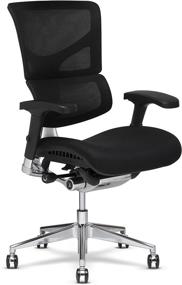 img 4 attached to 💺 High-End Comfort X3 Management Office Chair in Black A.T.R. Fabric - Exceptional Lumbar Support, Floating Recline, and Durability - Highly Adjustable Executive Desk Seat