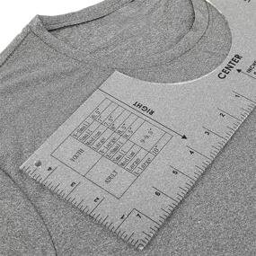 img 3 attached to 👕 T-Shirt Ruler Guide - Vinyl and Sublimation Design Size Chart for Heat Press