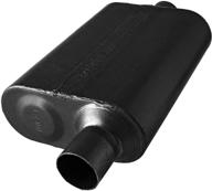 🔘 flowmaster 8042441 2.25 in(o)/out(c) 40 series 409s muffler in sleek black finish logo