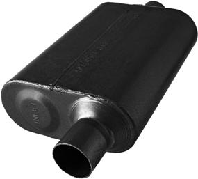 img 4 attached to 🔘 Flowmaster 8042441 2.25 In(O)/Out(C) 40 Series 409s Muffler in Sleek Black Finish