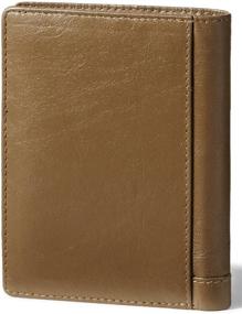 img 3 attached to LEATHER ARCHITECT Mens Leather Bifold Wallet Men's Accessories for Wallets, Card Cases & Money Organizers