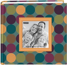 img 3 attached to 📸 Pioneer Designer Raised Frame Cover Photo Album - Stylish Dots for Picture Perfect Memories!