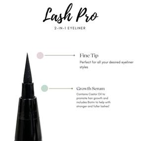 img 3 attached to Lashpro Оттеночная подводка для ресниц с эффектом наращивания натуральных ресниц.