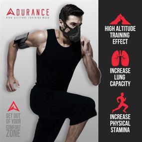 img 3 attached to Advanced Adurance Training Mask with 4 Oxygen Breathing Levels - High Altitude Exercise Device