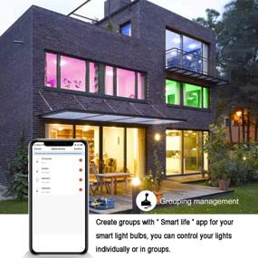 img 2 attached to 💡 Dazzling Dimmable Chandelier: Ceiling Equivalent with Color-Changing Capabilities