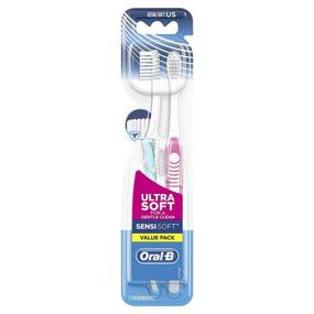 img 1 attached to 🪥 Oral-B Sensi-Soft Toothbrushes: Ultra Soft Bristles, 2-Pack for Gentle Oral Care