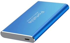 img 4 attached to 💾 ikasus 8TB Portable External Hard Drive - USB 3.0, Easy-to-Carry Blue HDD for PC Laptops, Desktops, and Smart Phones
