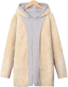 img 3 attached to 🧥 Gihuo Womens Winter Sherpa Sweatshirt: Stay Warm in Style with Women's Clothing and Coats, Jackets & Vests
