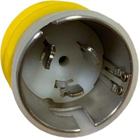 img 2 attached to Усилитель морских и кемпинговых кабелей Amp Up 125/250 В, 50 А, мужской разъем x (2) женский разъем 30 А, морской разветвитель Y-образный адаптер для берегового питания лодок - 21523: Улучшите свое морское и кемпинговое энергоснабжение!