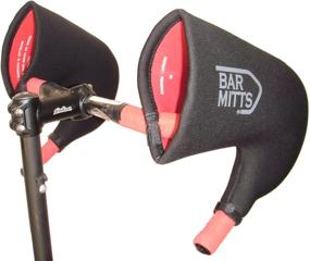 img 1 attached to Bar Mitts Cold Weather Handlebar Mittens for Road Bicycles, Compatible with Campy/SRAM/Shimano Shifters and Internally Routed Cables