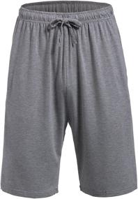 img 4 attached to Latuza Pajama Bottom Shorts Black