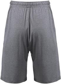 img 3 attached to Latuza Pajama Bottom Shorts Black
