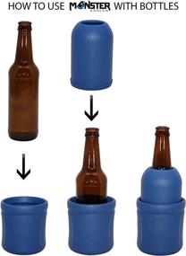 img 3 attached to 🥶 Ultimate Chill Beverage Holder - Can and Bottle Cooler Optimizes Frigid Air, Ensuring Extended Beverage Coldness - Soft, Lightweight and Highly Durable - Effortless Cleaning - Unmatched Quality