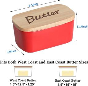 img 3 attached to 🍽️ GDCZ Porcelain Butter Dish for Food Service Equipment & Supplies