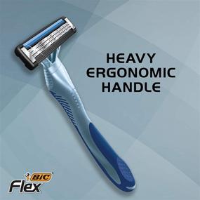 img 1 attached to 🪒 BIC Flex 3 Titanium Men's Disposable Razor - Ultra Smooth & Close Shave (8 Count)