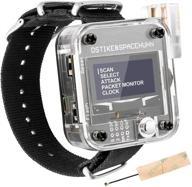 aursinc esp8266 wifi deauther watch v3 development board with oled & laser, wearable smartwatch - attack/control/test tool for dstike nodemcu logo