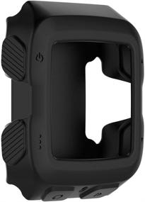 img 4 attached to Совершенная защита: Силиконовый чехол MOTONG для Garmin Forerunner 920XT (силикон черного цвета)