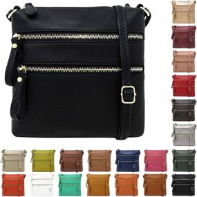img 4 attached to 👜 Solene Crossbody: Versatile Women's Handbags & Wallets with Functional Pockets & Adjustable Strap