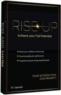 💥 boost vitality naturally with rise up energy supplement - 1-pack of 10 capsules logo