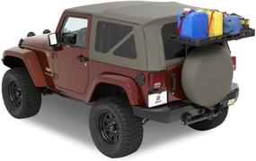 img 2 attached to Bestop 4141201 Tailgate Rack Brackets: Optimized for 2007-2018 Wrangler JK 2-Door/4-Door Models