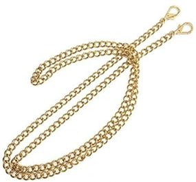 img 3 attached to 👜 Torostra NL-G Gold Plated Chain Strap Replacement - 47" Purse Chain Strap for Clutch Wallet, Satchel, Tote Bags, Shoulder Crossbody Bag