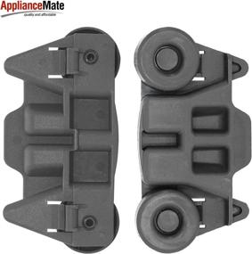 img 1 attached to 🔧 W10195416 Lower Dishwasher Wheels Lower Part Assembly Replacement for Whirlpool - 4 Pack - Replaces W10195416V, AP5983730, ERW10195416