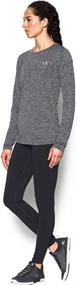 img 1 attached to Women's Tech Twist Crew Long Sleeve T-Shirt by Under Armour