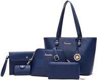 👜 soperwillton fashion handbags: stylish shoulder satchels for women with matching wallets logo